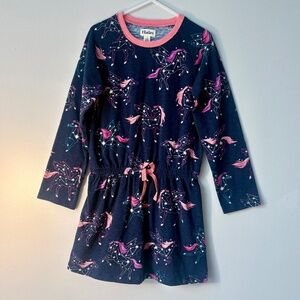 Hatley Pegasus Constellations Drop Waist Dress-Size 7